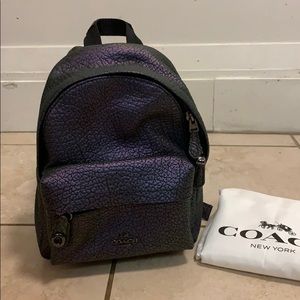 Coach Mini Campus Backpack Hologram 37999